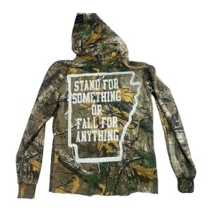 Camo Print Hoodie Jacket House Of Hype Arkansas Rope Out Russell Outdoors Womens